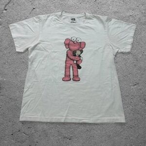 Kaws X Uniqlo Pink BFF Tee